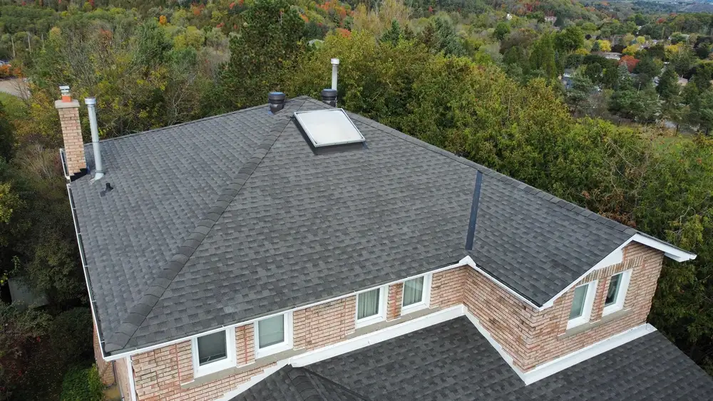 New roof replacement by D C United Roofing in Barrie